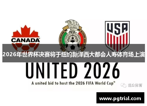 2026年世界杯决赛将于纽约新泽西大都会人寿体育场上演